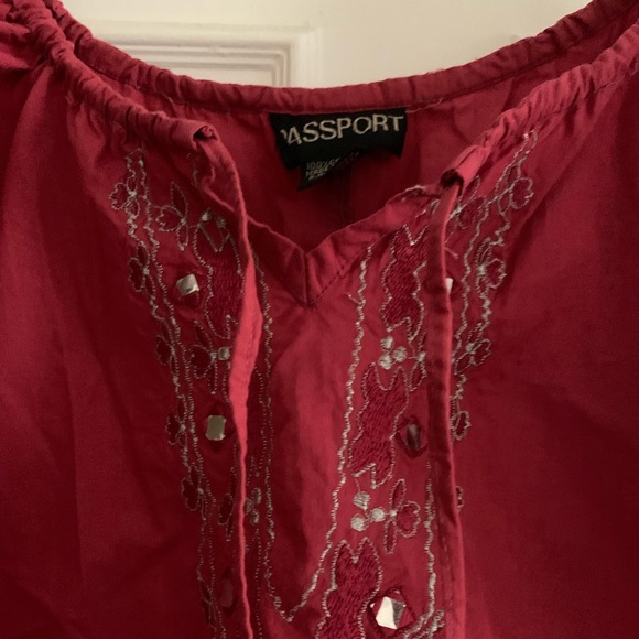 Rose color blouse - Picture 2 of 2